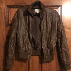 S brown light weight jacket